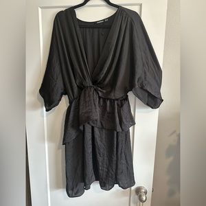 Boohoo black dress
